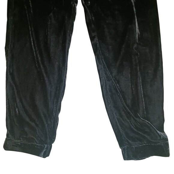 NEW‎ Parker Morgan Velvet Jogger Pants, Size 10, Black - Picture 4 of 12